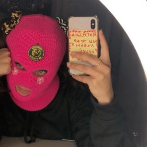 Custom baby doll skimask.